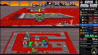 Super Mario Kart - Ntsc Flower Cup Speedrun 1P - 734.37