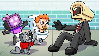 Skibidi Toilet, But Everyone's A Baby?! (Cartoon Animation)