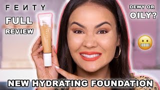 FENTY BEAUTY HYDRATING FOUNDATION REVIEW + WEAR TEST | Maryam Maquillage