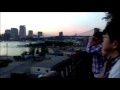New York: vista notturna su Manhattan
