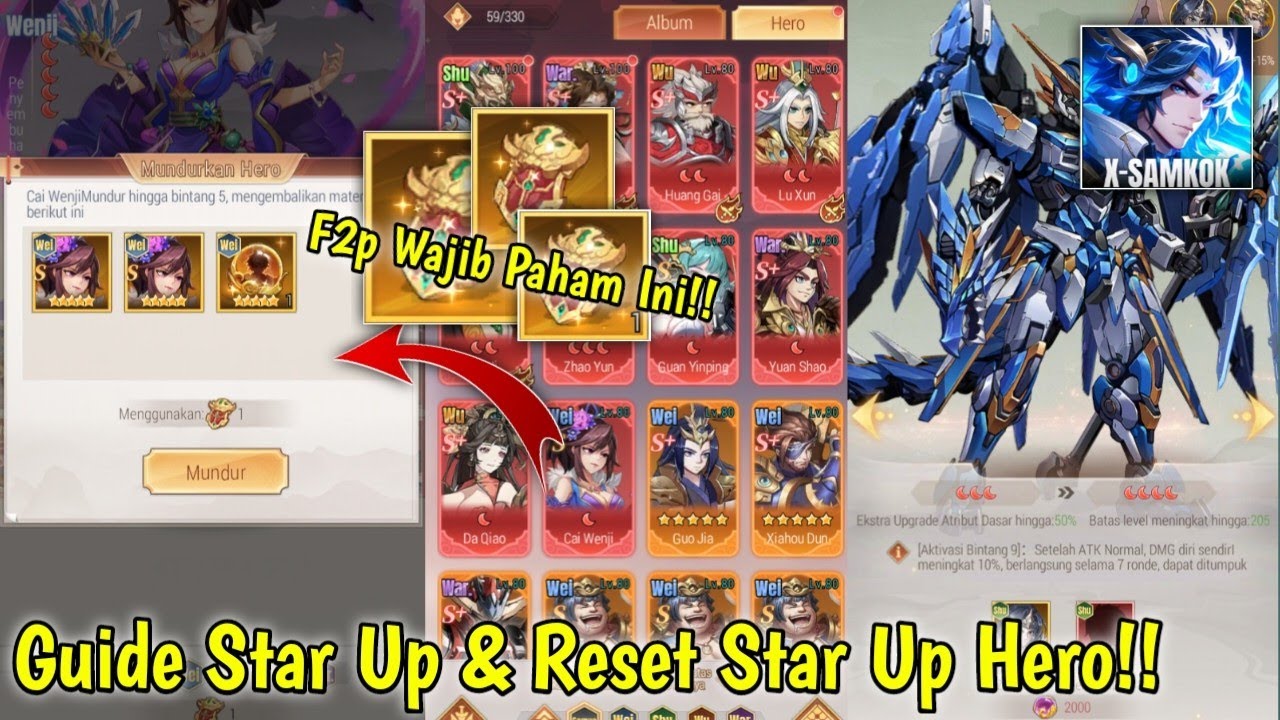 Tips/Guide Star Up Hero!! | F2p Must Understand This – X Tips/Guide Star Up Hero!! | F2p Must Understand This – X
