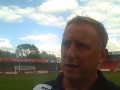 Cheltenham Town boss Mark Yates after the 1-0 friendly win over Birmingham City