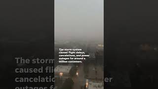 Watch: Severe Storm System Lashes Texas #Shorts