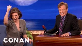 Lauren Cohan Has An Intense Kill Face - CONAN on TBS