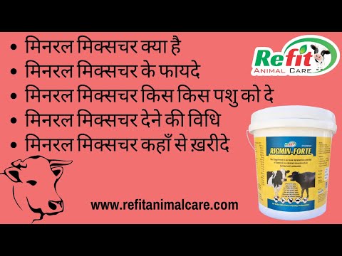 मिनरल मिक्सचर क्या है और फायदे-Mineral Mixture For Cows, Cattle, Poultry, Pigs, Goat, Sheep, Buffalo