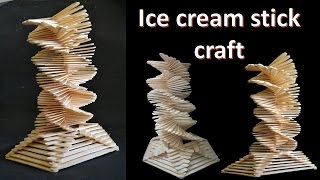How To Make Ice Cream Stick Craft How To Make Ice Cream Stick Craft