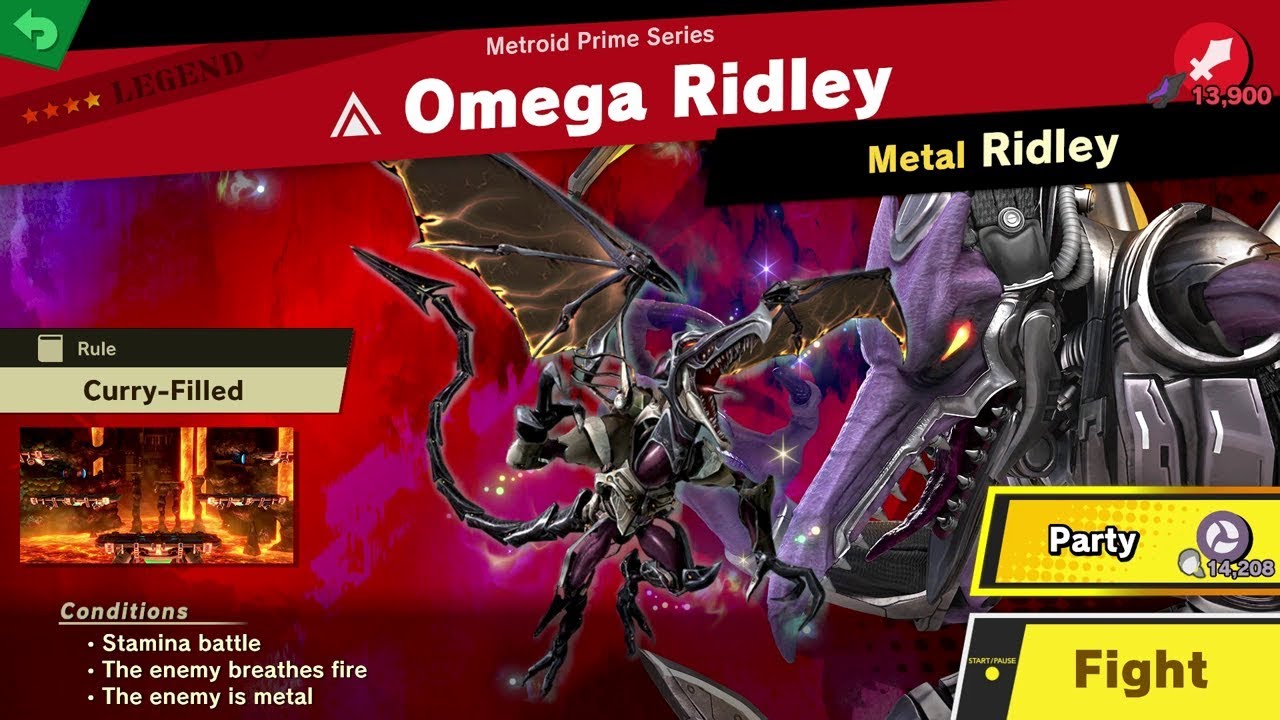 Ridley super smash bros ultimate