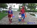 FISHING GAME TOY - Câu cá với người nhện và siêu nhân ❤ AnAn ToysReview TV ❤