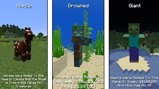 Minecraft Mobs And Their History