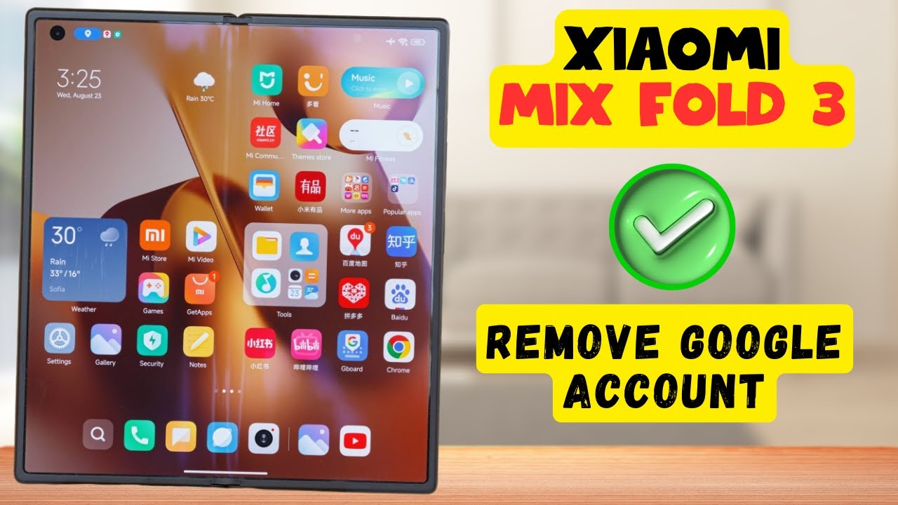 Remove google account Xiaomi Mix Fold 3 || How to remove Remove google account Xiaomi Mix Fold 3 || How to remove