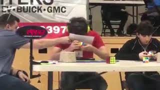 Rubik's Cube Blindfolded World Record: 19.79 mo3 (first ever sub 20)