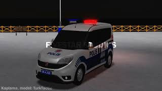 Roblox Fiat Doblo Çakar Siren Armas Tepe Lambası