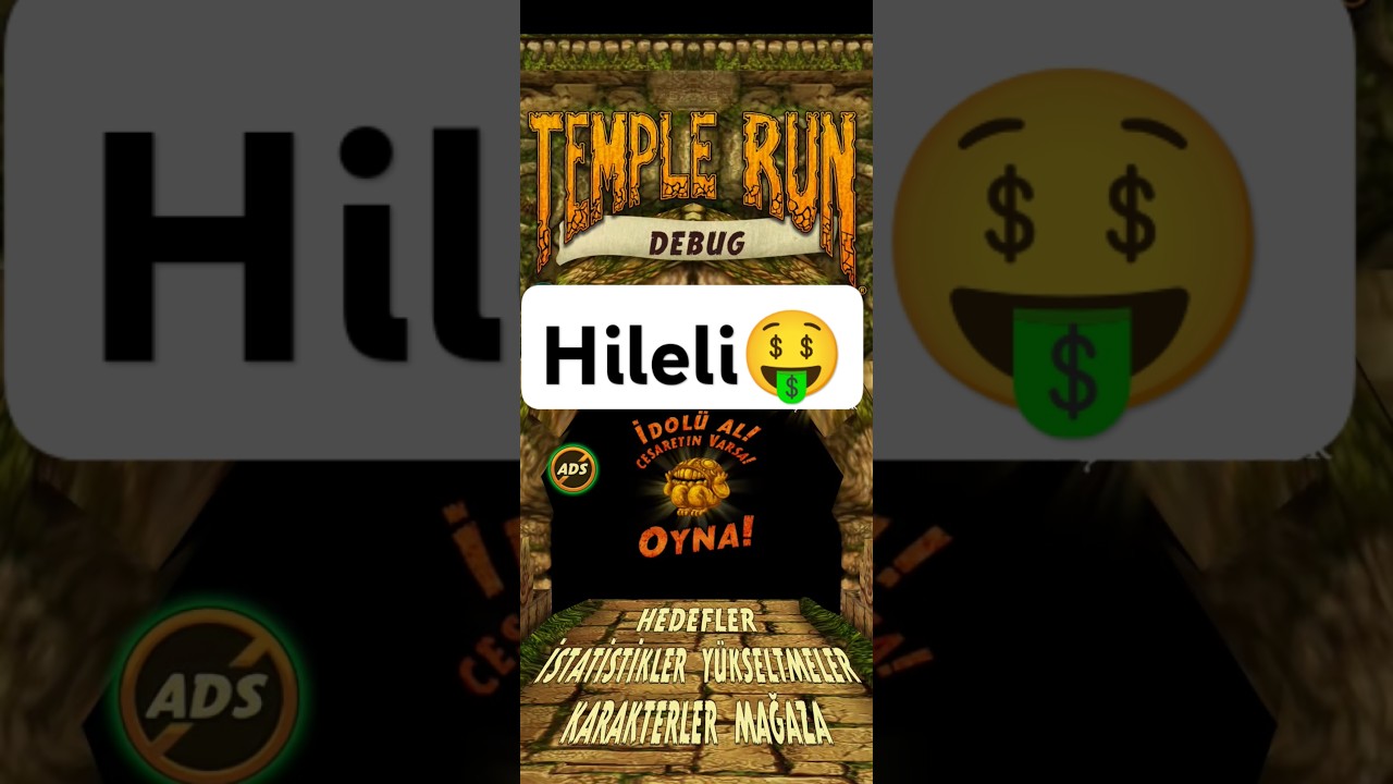 Temple Run HİLELİ Çalışıyor#temle #android #apk #hack Temple Run HİLELİ Çalışıyor#temle #android #apk #hack