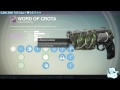 Destiny: Word Of Crota In-Depth Review / Crota's End Hardmode Hand Cannon (Explosive Rounds Or Not?)