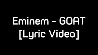 Watch Eminem GOAT video