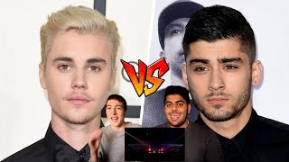 Justin Bieber Vs Zayn Malik Vocal Battle Reaction Justin Bieber Vs Zayn Malik Vocal Battle Reaction