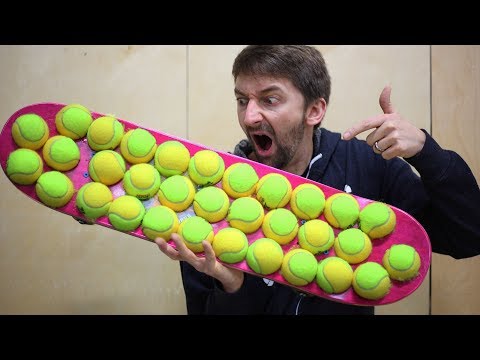 THE TENNIS BALL GRIP TAPE SKATEBOARD!