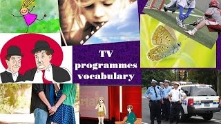 TV programmes vocabulary: learn vocabulary