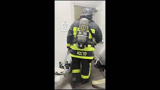 Well-Hole Hose Stretch, Extending The Pre-Connect, Four Story Isted Living Facility Fire Training