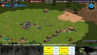 AoE 22 Random BiBi, Dương Còi vs VaneLove, Xi Măng ngày 21-6-2018