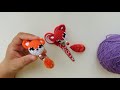 ZORRO AMIGURUMI LLAVERO CROCHET 2/2 #2 ZORRO AMIGURUMI LLAVERO CROCHET 2/2 #2