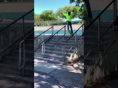 Manny santiago kickflip crook a handrail