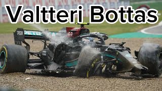 Valtteri Bottas All F1 Crashes