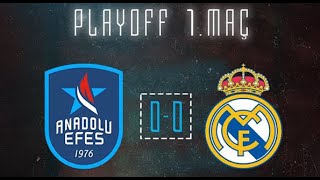 Anadolu Efes - Real Madrid Geniş Özet |Turkish Airlines EuroLeague, PO Game 1