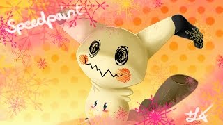 Speedpaint - Pokémon Mimikyu Mimigma Chibi