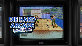 Die Hard Arcade Aka Dynamite Deka - 1996 - Arcade - Shortplay 4K Crt Monitor Simulation