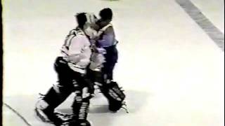 Ryan Penney Tko 39 S Matt Mullin Goalie Fight Ryan Penney Tko 39 S Matt Mullin Goalie Fight
