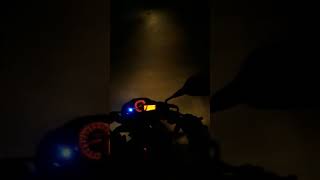 Suzuki İnazuma - Motosiklet Snapleri - Gece Köy Yolları