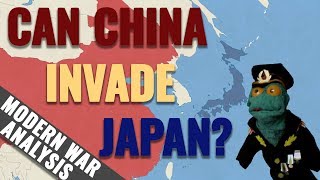 Can China invade Japan? (If USA is neutral)