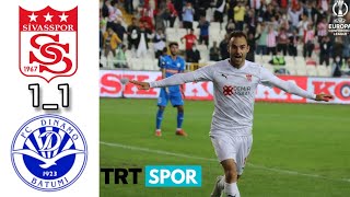 Sivasspor 1_1 Dinamo Batumi maç özeti