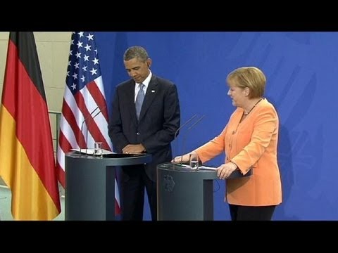 Berlino: Merkel a Obama: Berlino: Merkel a Obama: