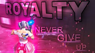 ROYALTY ⚡| i Phone 13 pro max | BGMI MONTAGE - Open  Collab @SxFI_op