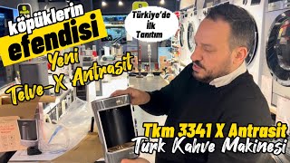 Arçelik Tkm 3341 Telve-X Antrasit Türk Kahve Makinesi Türkiyede İlk Tanıtım Telve-X İlk Pişirme