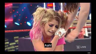 alexabliss maçı ağlayarak kazanıyor WWE