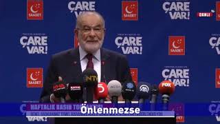 ..Israf Ve Yolsuzluğa Para Yetiştiremiyor.. Temel Karamollaoğlu