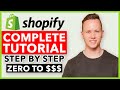COMPLETE Shopify Tutorial For Beginners 2021 - How To Create A Profitable Shopify Store From Scratch