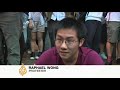 Chinese protest against Hong Kong's new leader