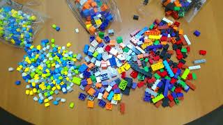 Blocos De Montar 1000 Peças Building Blocks Coloridas
