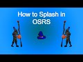 How to Splash in F2P / How to Splash without 40 Range