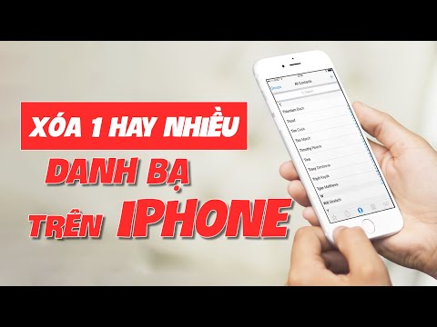 Hướng Dẫn Cách XÓA DANH BẠ TRÊN iPHONE 1 Số hoặc Nhiều Số Liên Lạc