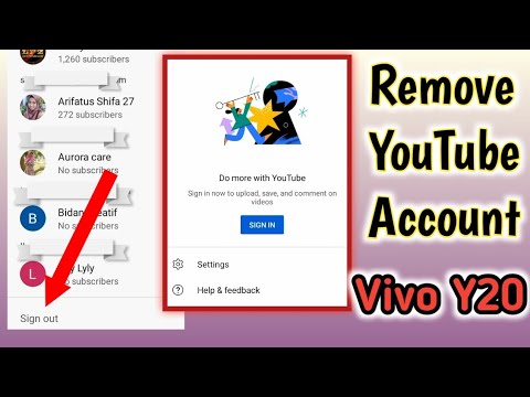 How to Remove YouTube Account From Vivo Y20 How to Remove YouTube Account From Vivo Y20