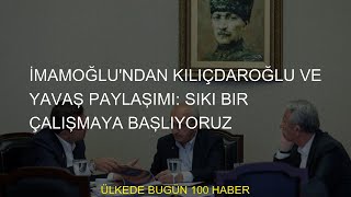 İmamoğlundan Kılıçdaroğlu Ve Yavaş Paylaşımı Sıkı Bir Çalışmaya Başlıyoruz