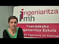 Txandakako IMH Ingeniaritza . Ingenieria en Alternancia IMH.  Mirentxu Landaburu