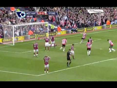 West ham VS Stoke city 0-1(Ricardo Fuller goal)