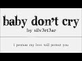 (Acoustic English Version) EXO - Baby Don't Cry by Silv3rT3ar