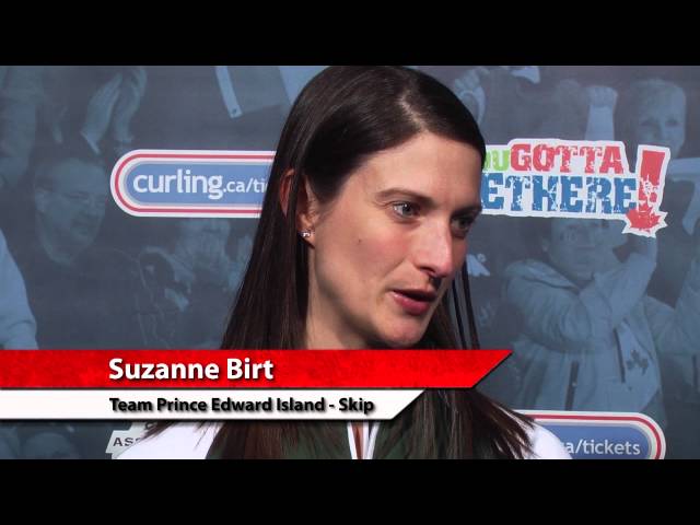 Draw 5 Media Scrum - 2013 Scotties Tournament of Hearts